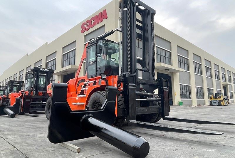 socma 30t forklift for steel industry (4)